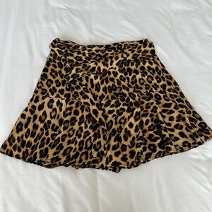 Zara Cheetah Print Skort